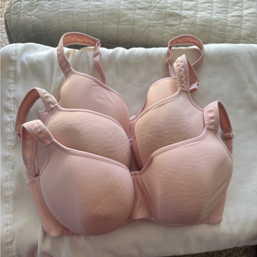 Cacique Light Pink Bra Set